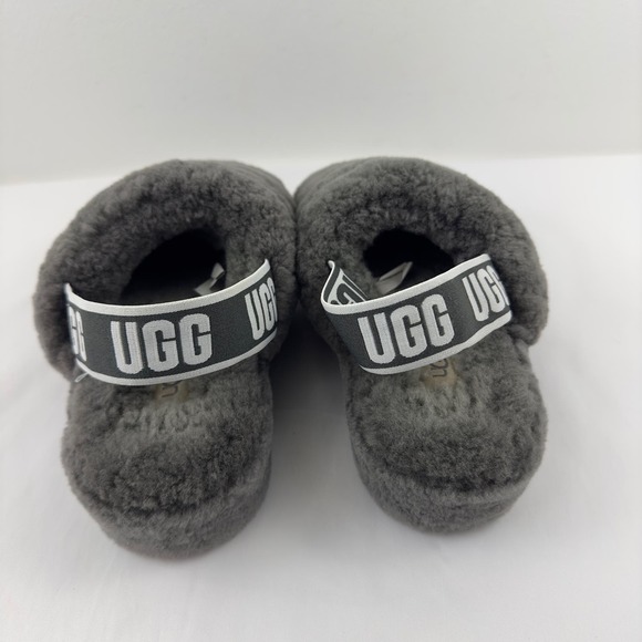 UGG Fluff Yeah gray‎ slippers/slides - Picture 3 of 6